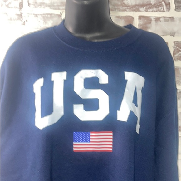 USA Navy Blue Sweatshirt - Picture 3 of 4
